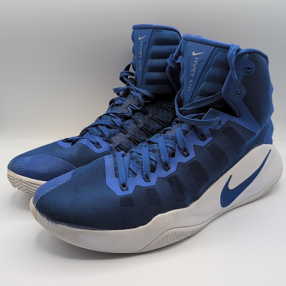 Nike Hyperdunk 2016 TB Game Royal Blue White Basketball Shoes Men's Size 11.5